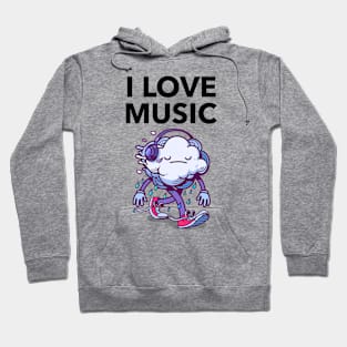 I Love Music Hoodie